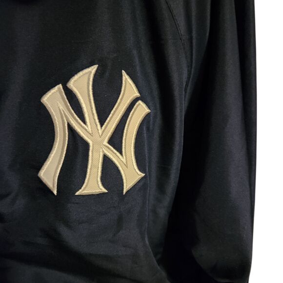JH Design Reversible Jacket MLB New York Yankees Navy/Gray Polyester Mens 2XL - Picture 4 of 10